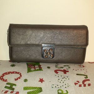 Wallet With Fancy Cross Shaped Clasp